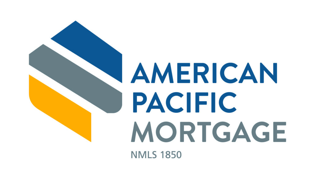 A logo for american pacific mortgage