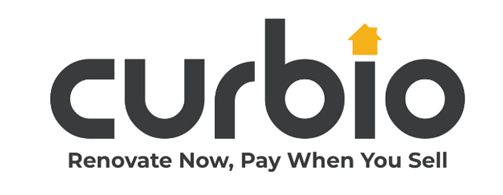 A logo for curb, an online marketplace.